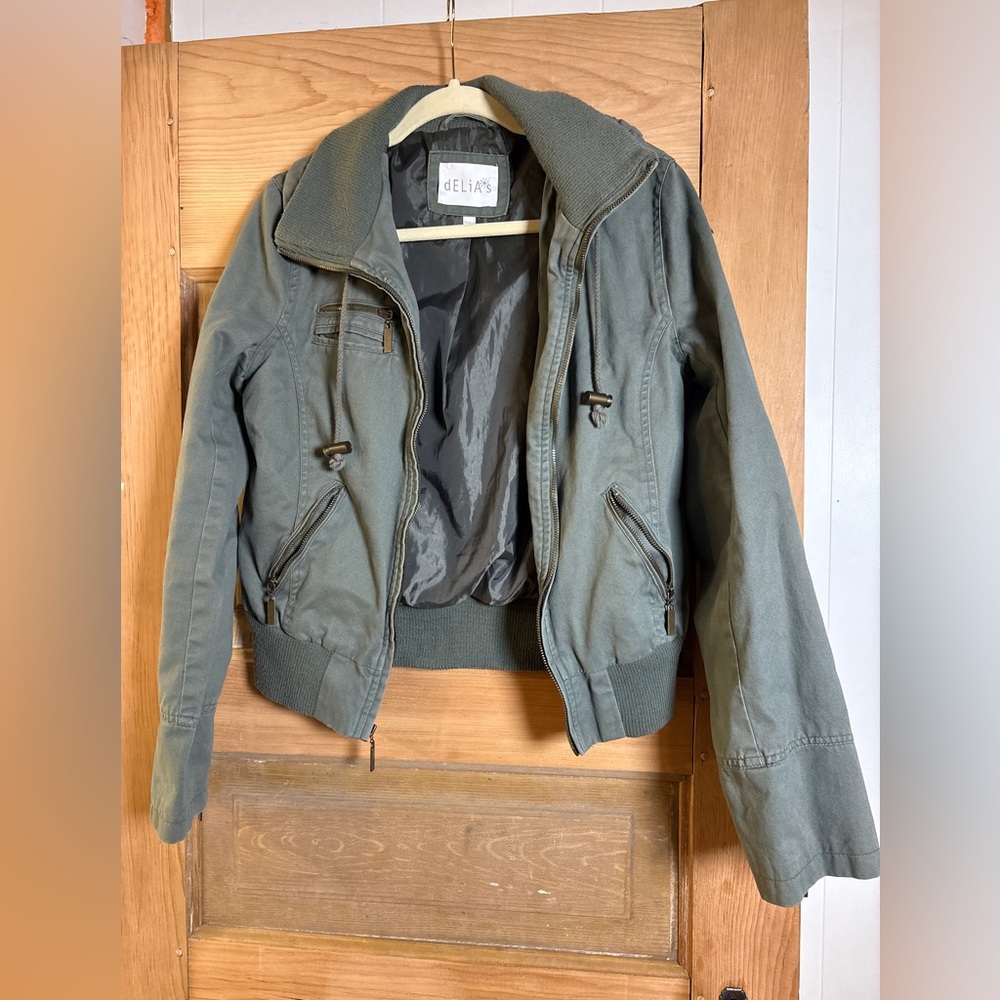dELiA*s Olive Green Jacket